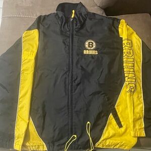 Boston Bruins Mens L Black Full Zip Jacket NHL